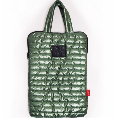 FUNDA 15 PULGADAS PUFFER OLIVE