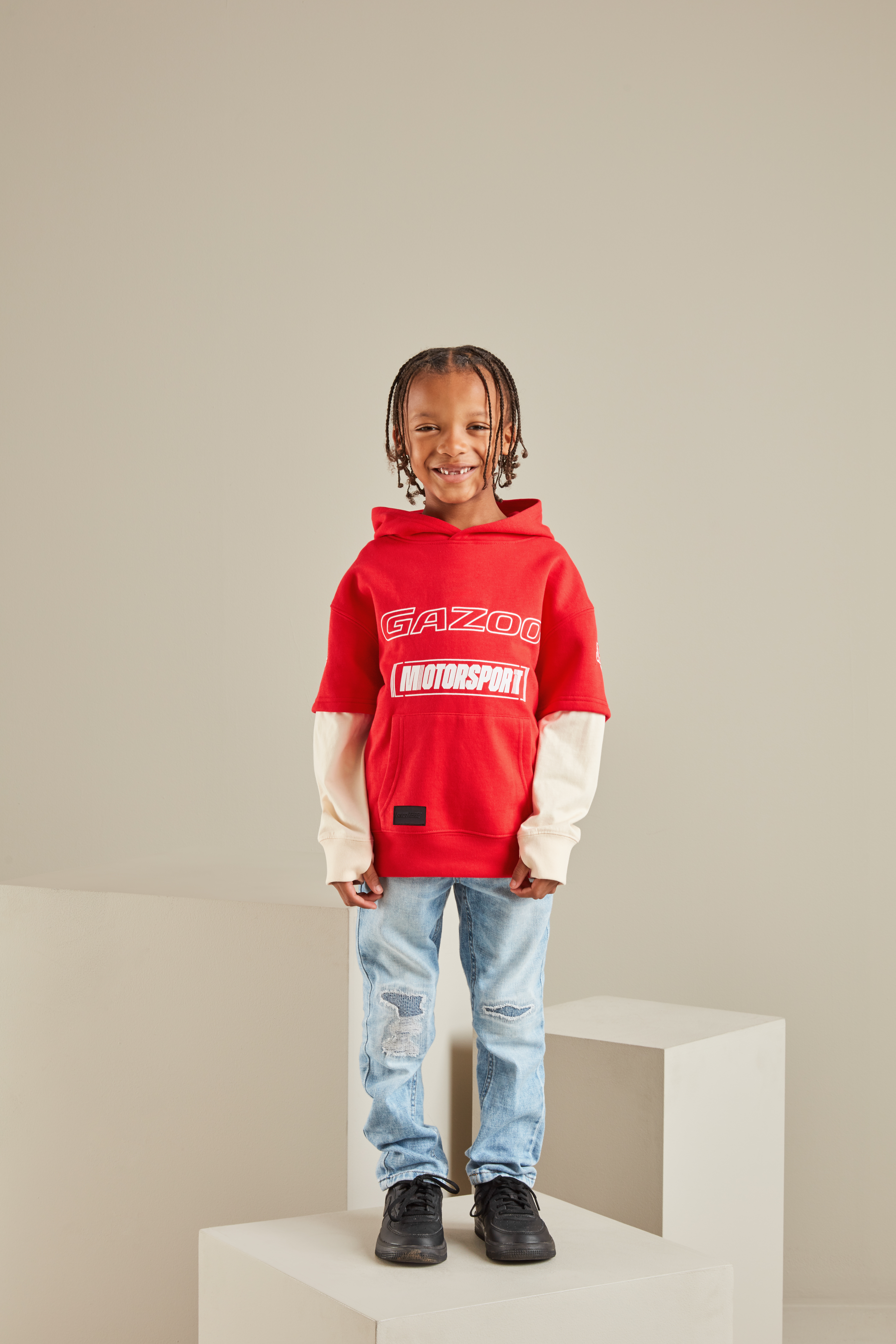 Kids Moto Hoodie image number null